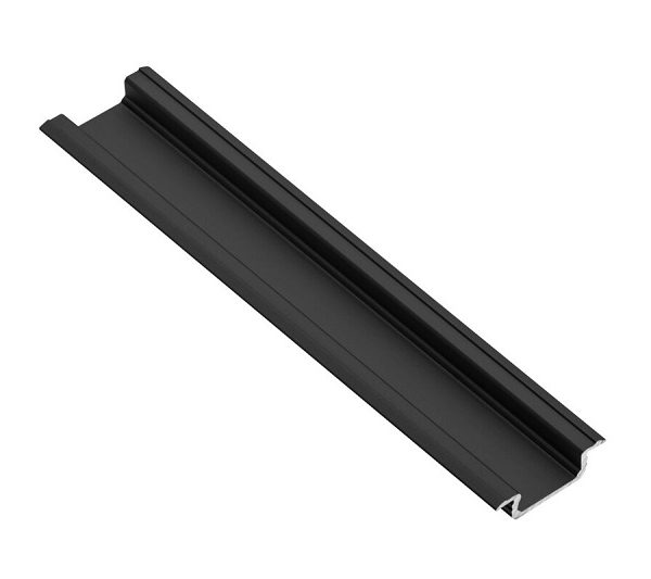 PROFIL GLAX MINI ZA LED TRAKU 3m CRNI