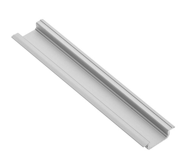 PROFIL GLAX ZA LED TRAKU UGRADBENI 3m CRNI
